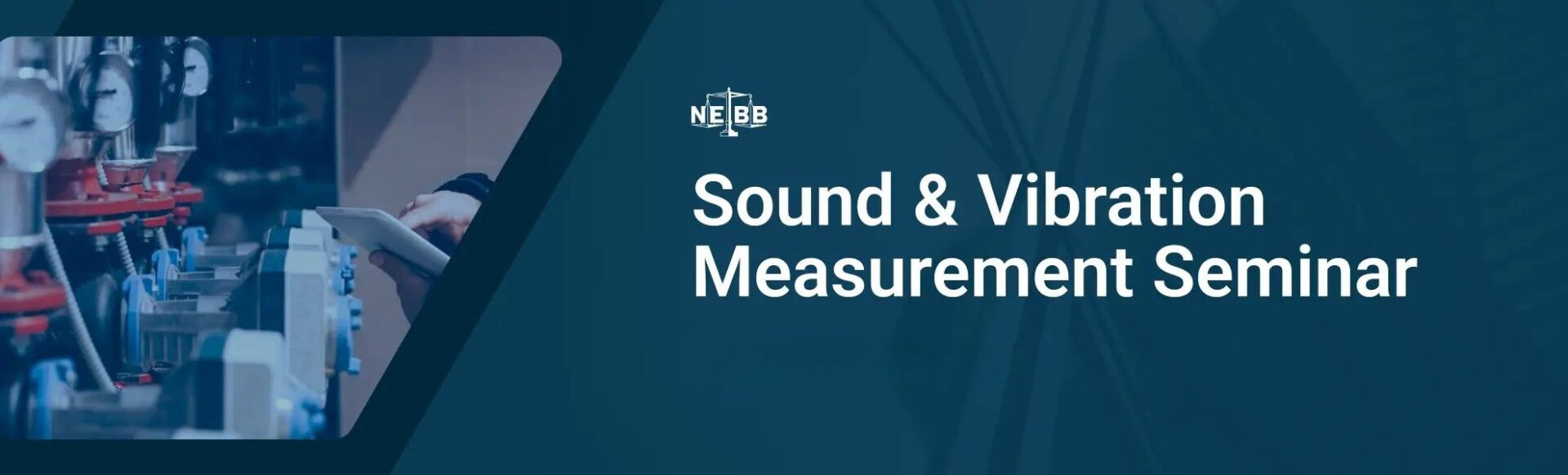 NEBB Sound & Vibration Measurement Seminar graphic.